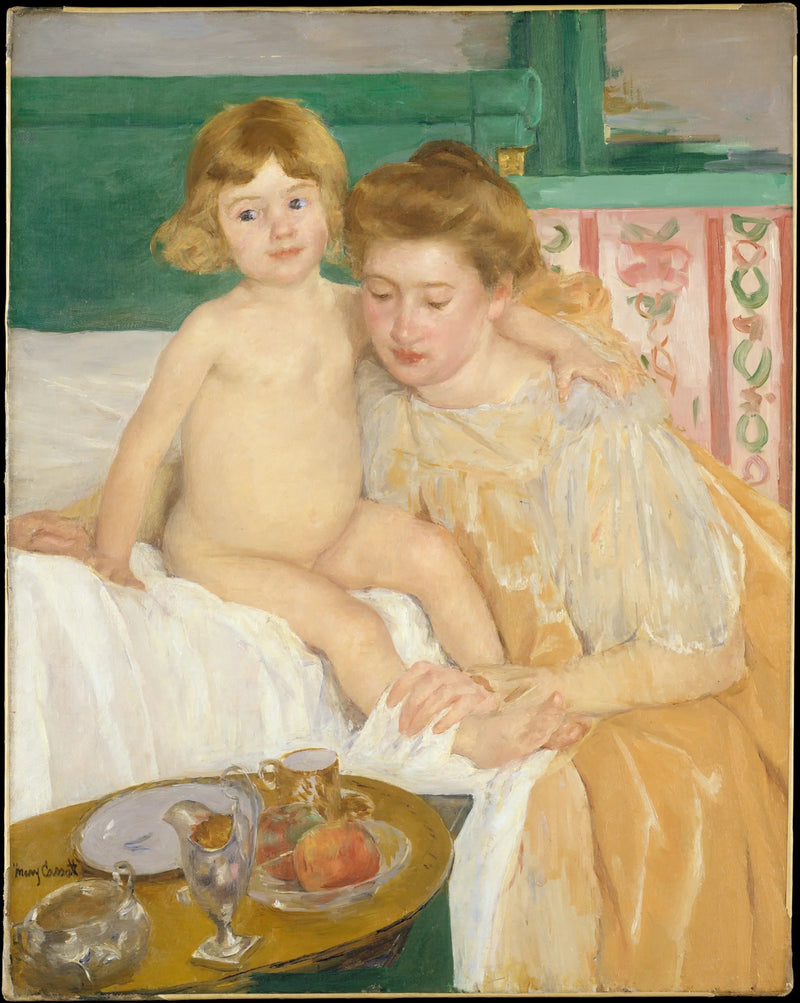 Mother and Child (Baby Getting Up from His Nap) - Mary Cassatt