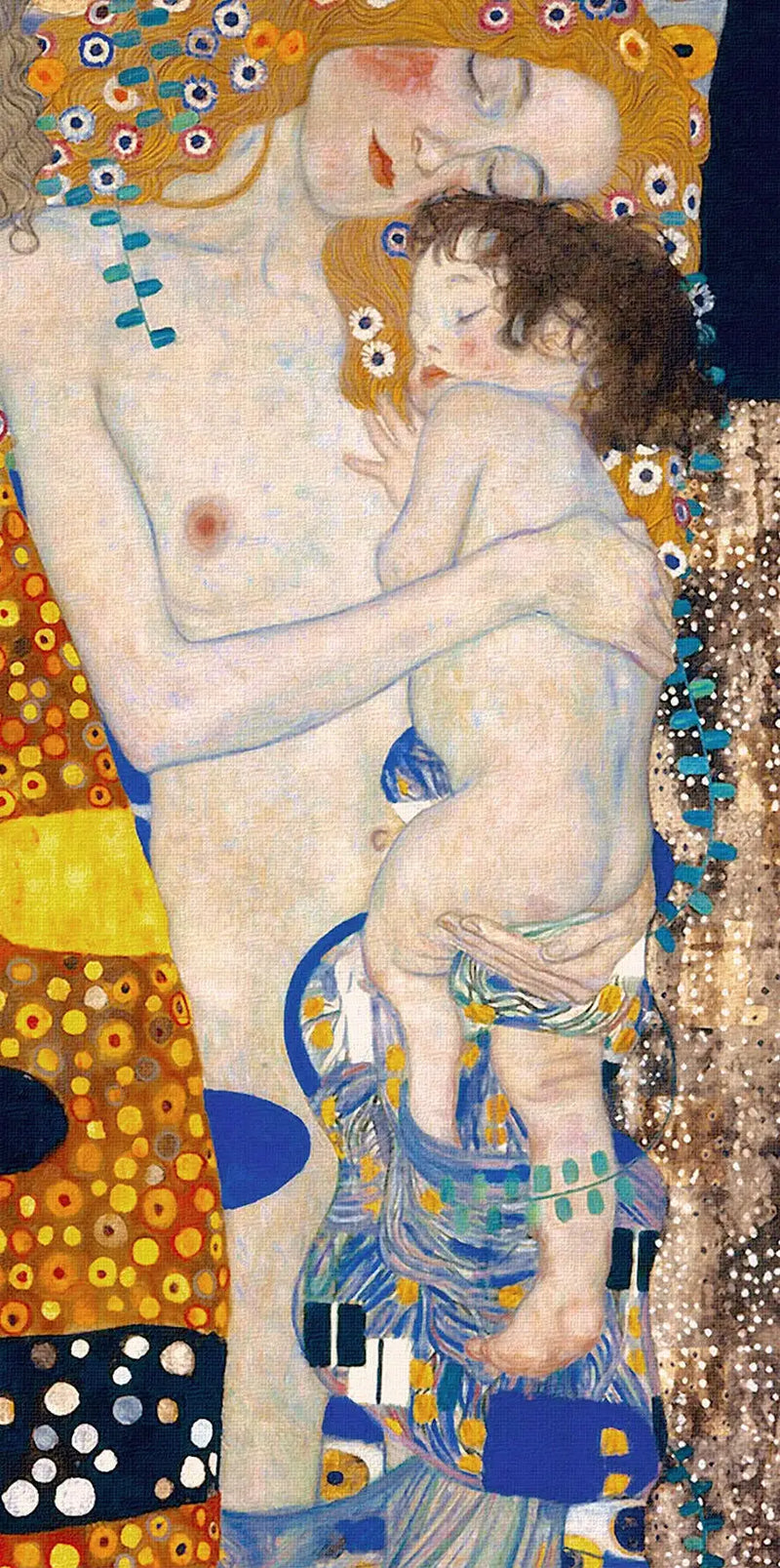 👩‍👦 Mother and Child (Detail II from The Three Ages of Woman) – Gustav Klimt (1905)
