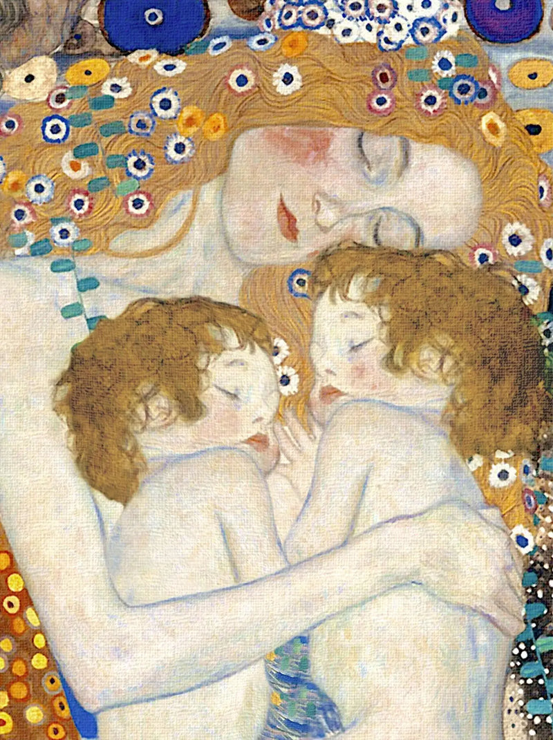 👩‍👧‍👦 Mother and children light (Detail from The Three Ages of Woman) – Gustav Klimt (1905)