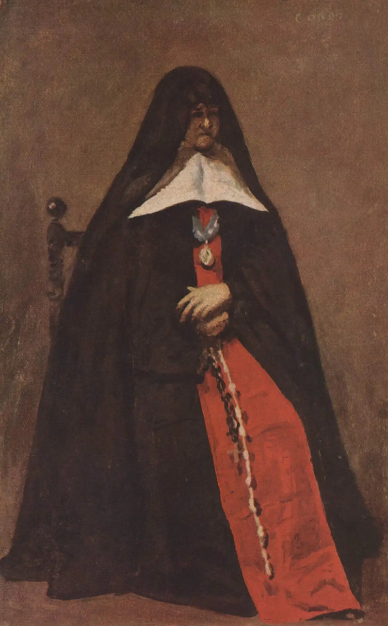 Mother Marie-Héloïse des Dix Vertus - Jean-Baptiste Camille Corot
