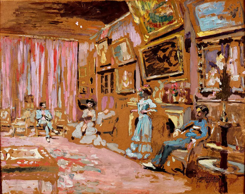 Messieurs et Mesdames Josse et Gaston Bernheim-Jeune at 107, avenue Henri Martin - Édouard Vuillard