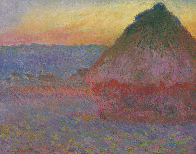 Grinding wheel, pink and blue prints W1290 - Claude Monet