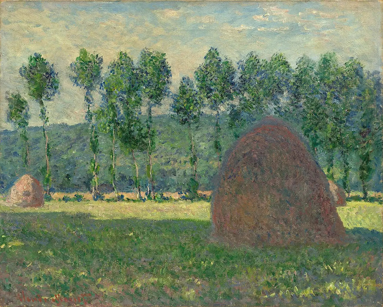 Meule près de Giverny - Claude Monet image 1 tableau peint à l’huile sur toile