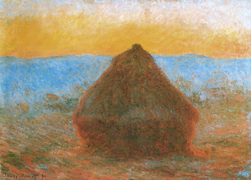 Grinding wheel at sunset W1285 - Claude Monet