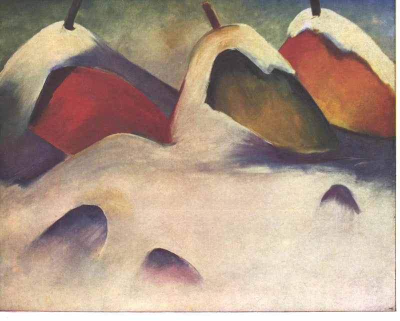 Haystacks in the Snow - Franz Marc