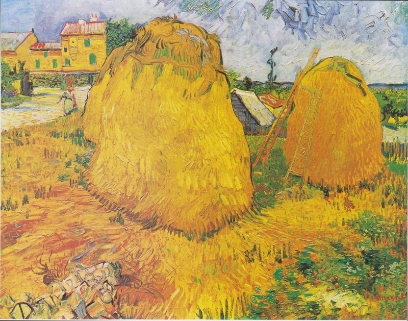 Haystacks in Provence - Vincent van Gogh
