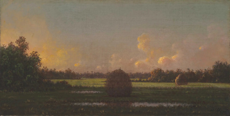Hay Bales - Martin Johnson Heade
