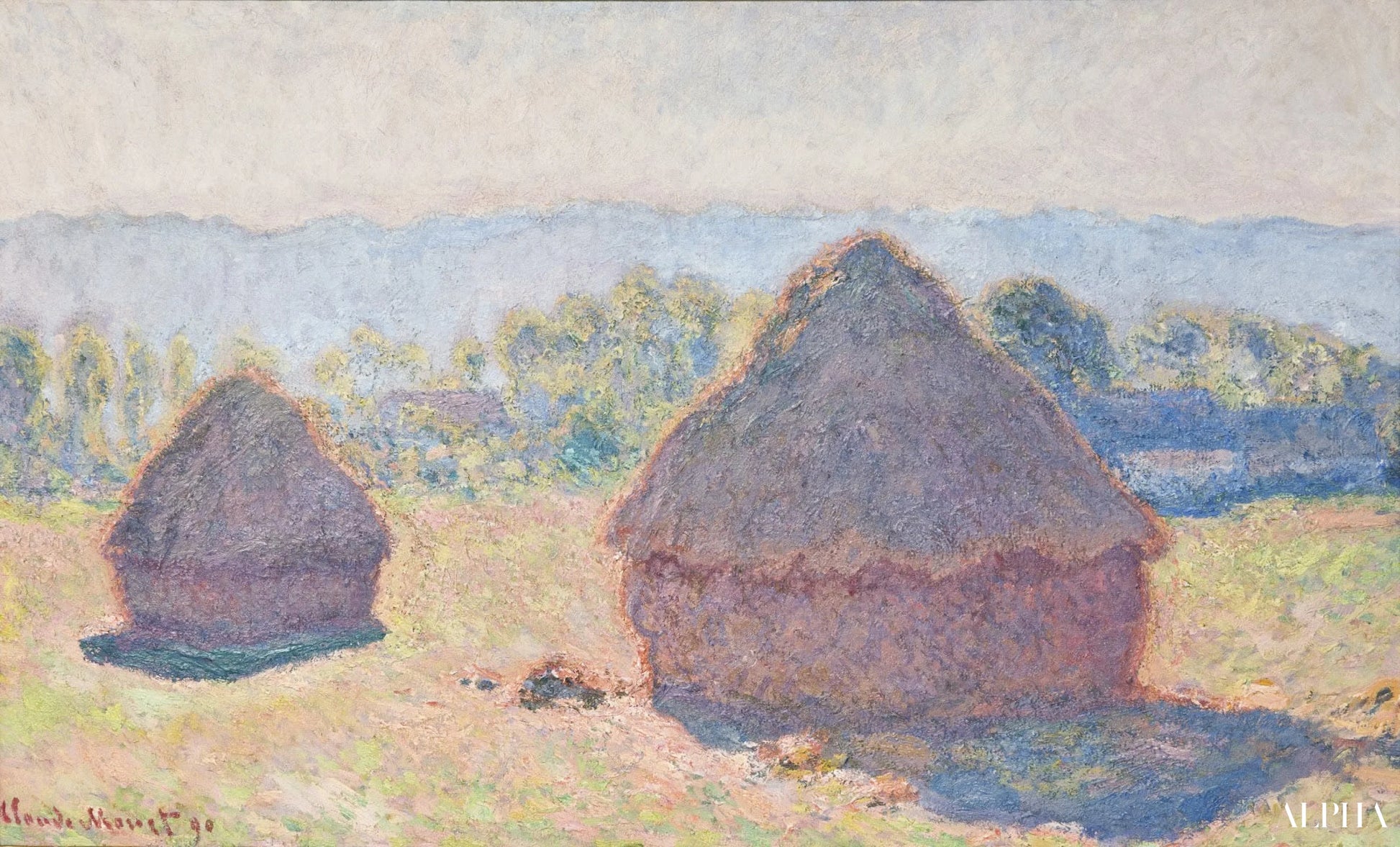 Wheels, bright sun - Claude Monet - High-end reproductions of paintings and artworks