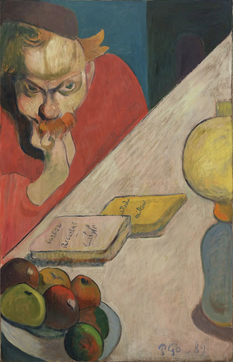 Meyer de Haan (Under the Lamp) - Paul Gauguin