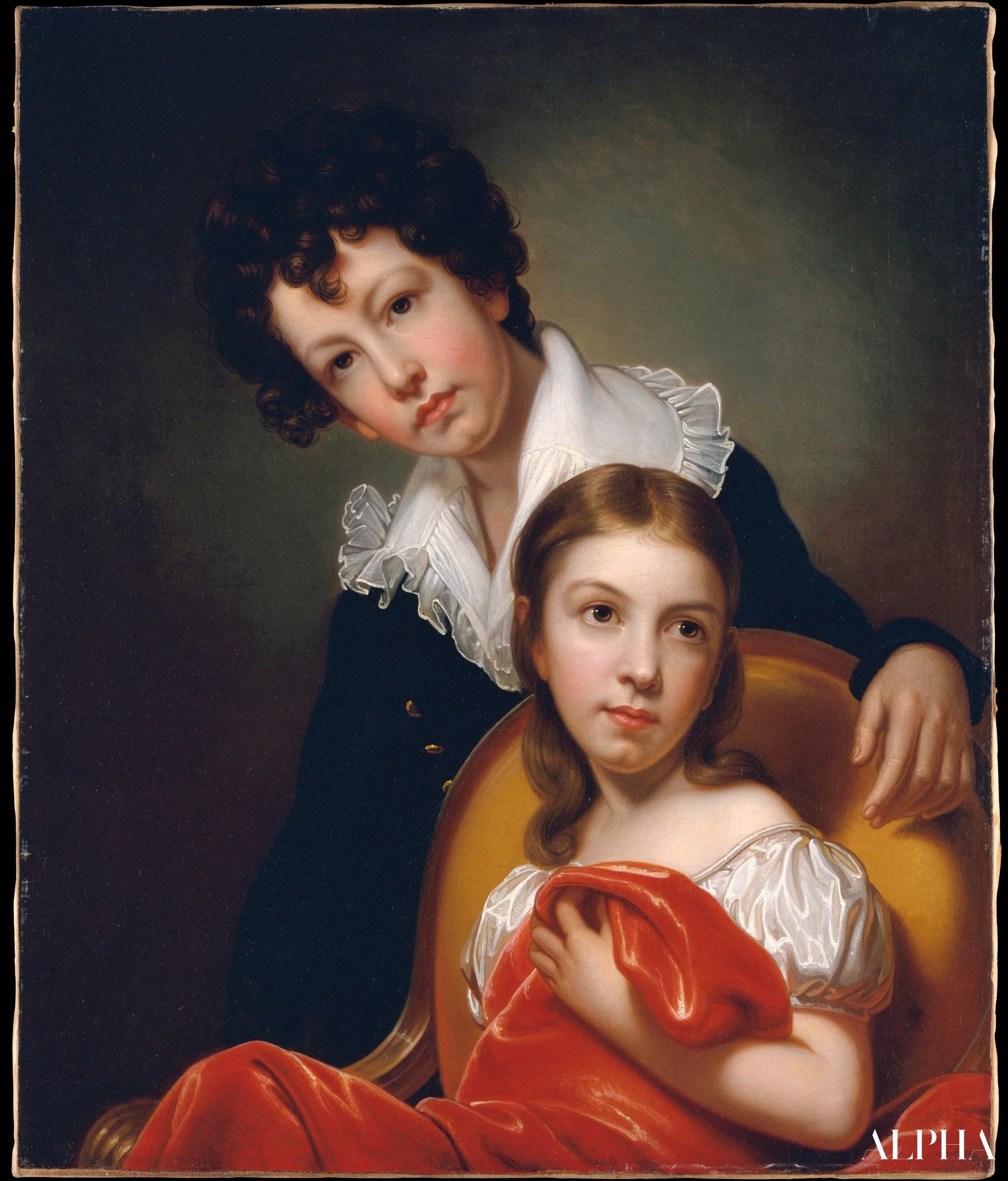 Michael Angelo and Emma Clara Peale, 1826 - Rembrandt Peale - High-end reproductions of paintings and artworks