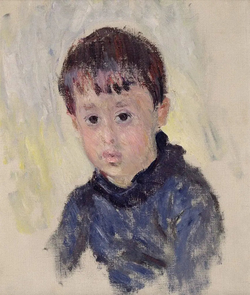 Michel Monet in the Blue Sweater - Claude Monet