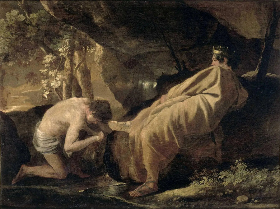 Midas at the Source of the Pactolus - Nicolas Poussin