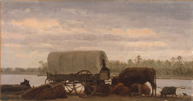 Noon on the Platte - Albert Bierstadt