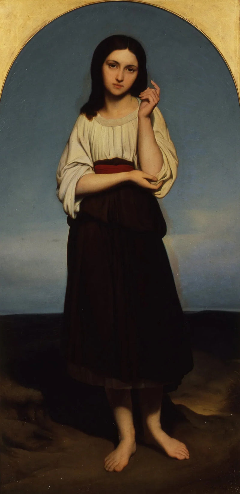 Cute desires his homeland - Ary Scheffer