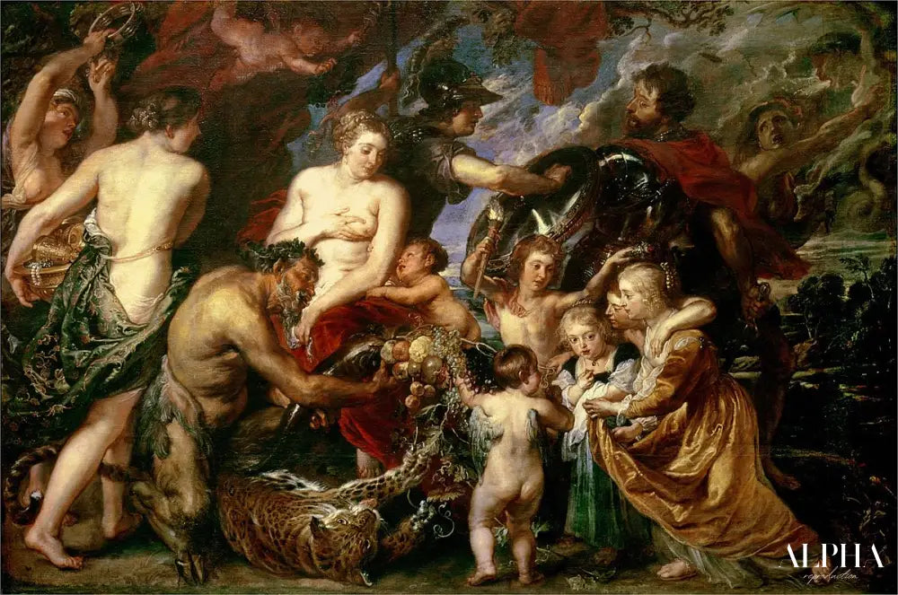 Minerva protège les pax de Mars - Peter Paul Rubens - Reproductions de tableaux et peintures haut de gamme