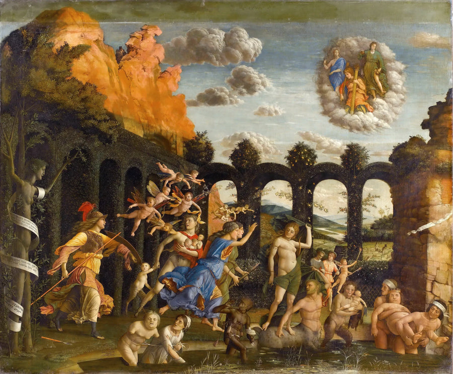 Minerva Chasing Vices from the Garden of Virtue - Andrea Mantegna