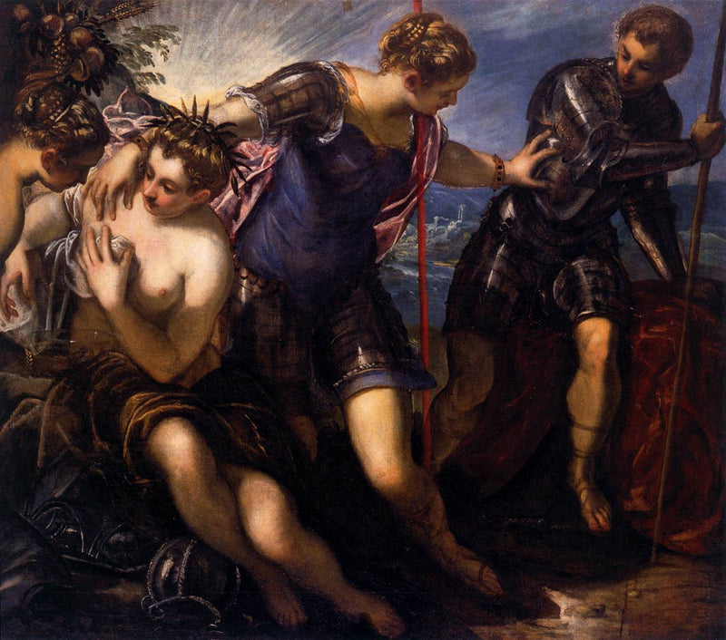 Minerva éloigne Mars de la Paix et de la Prospérité - Jacopo Tintoretto