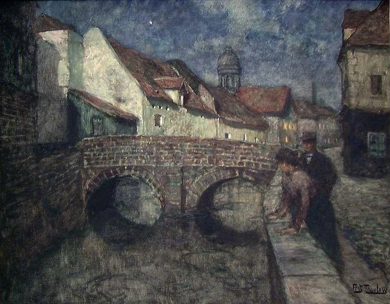 Midnight in Amiens - Frits Thaulow