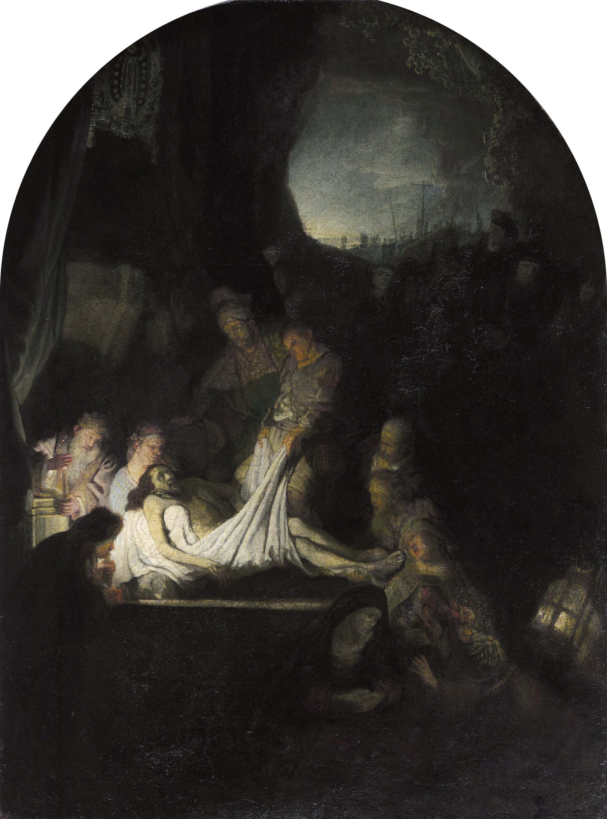La Mise au tombeau du Christ — Rembrandt