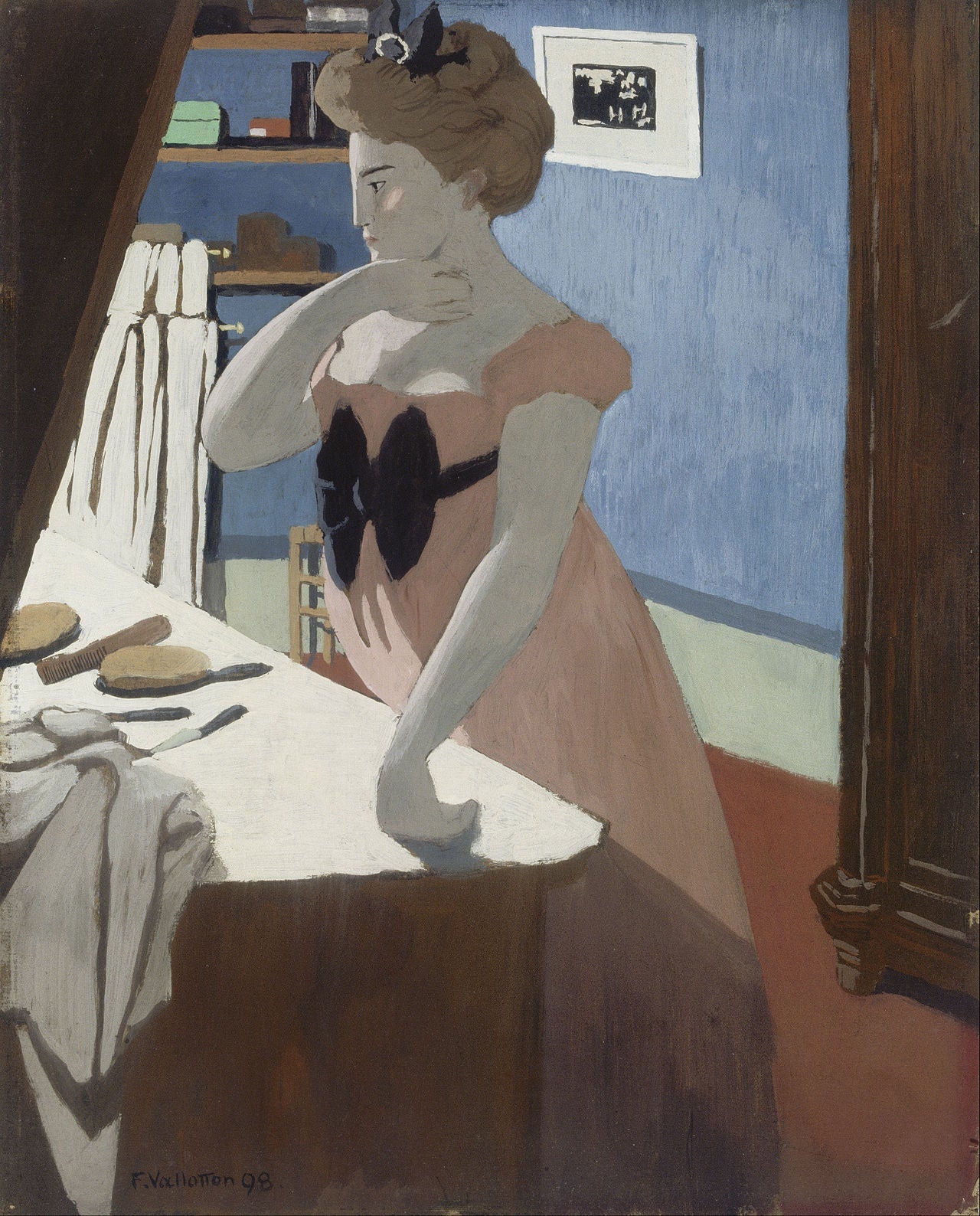 Misia at her hairdresser - Félix Vallotton