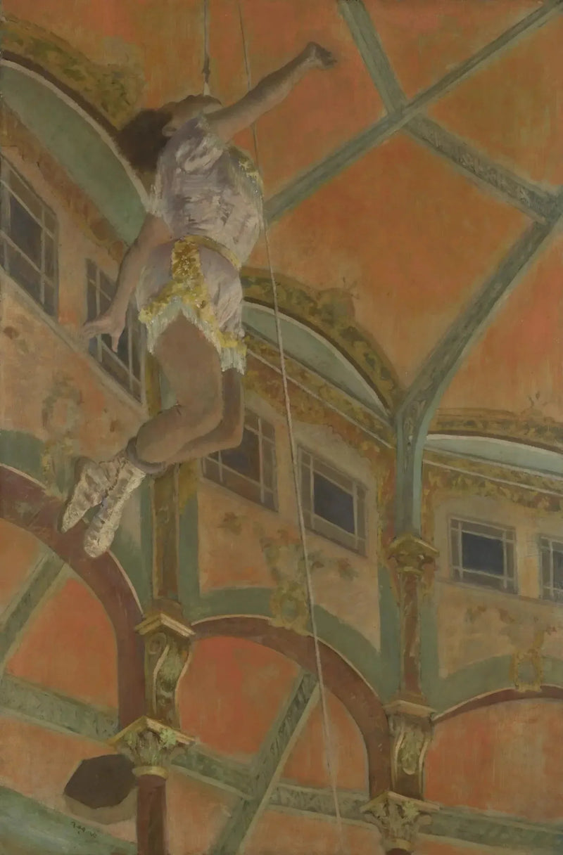 Mademoiselle La La at the Cirque Fernando - Edgar Degas