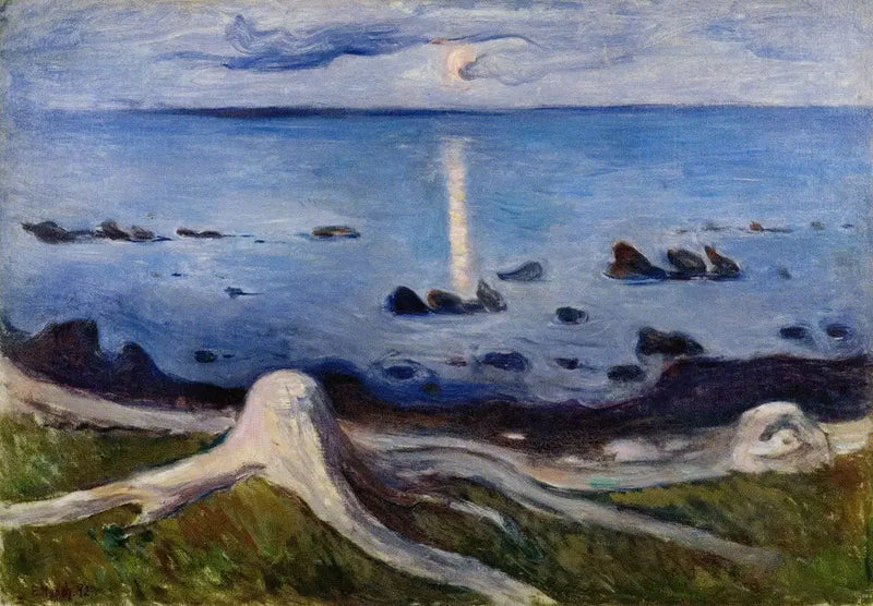 Mystery on the Bank - Edvard Munch