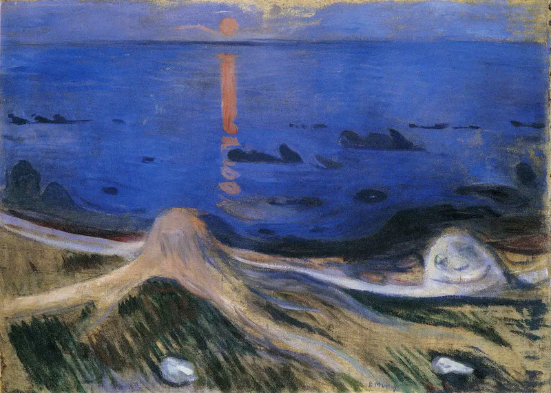 Mystery on the Bank - Edvard Munch