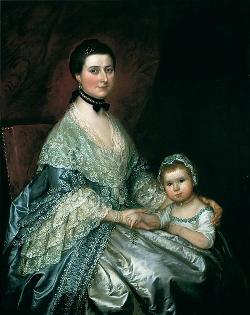 Mrs. Bedingfield and her daughter - Thomas Gainsborough