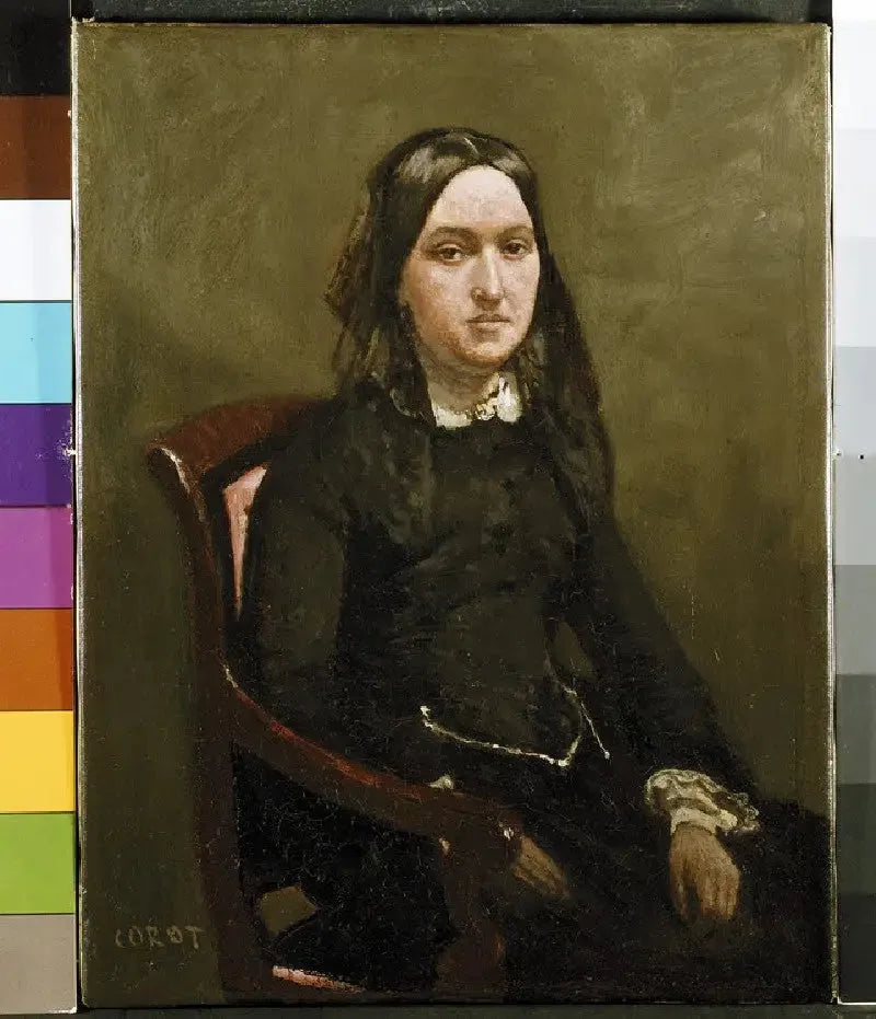 Mrs. Bison - Jean-Baptiste Camille Corot