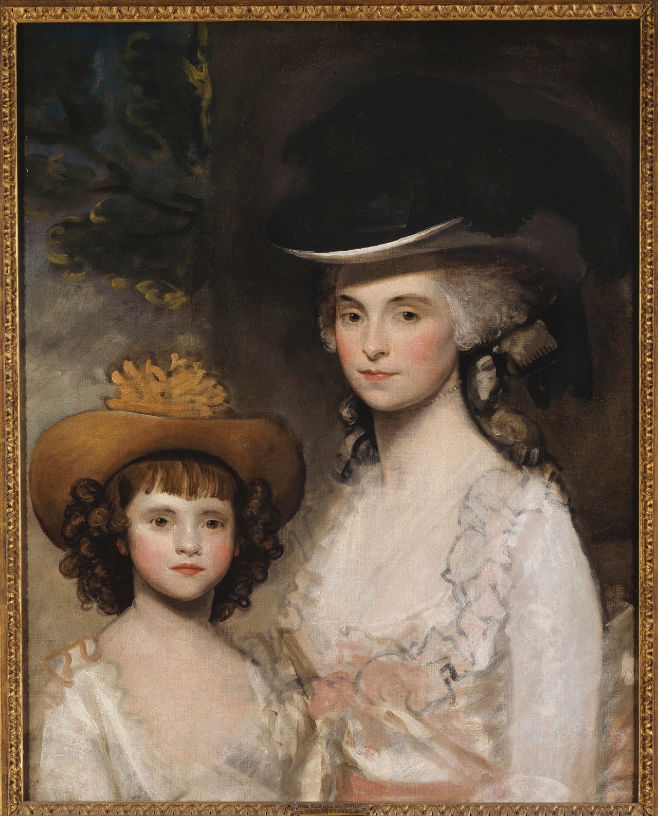 Mrs. Blades and her daughter - Gilbert Stuart