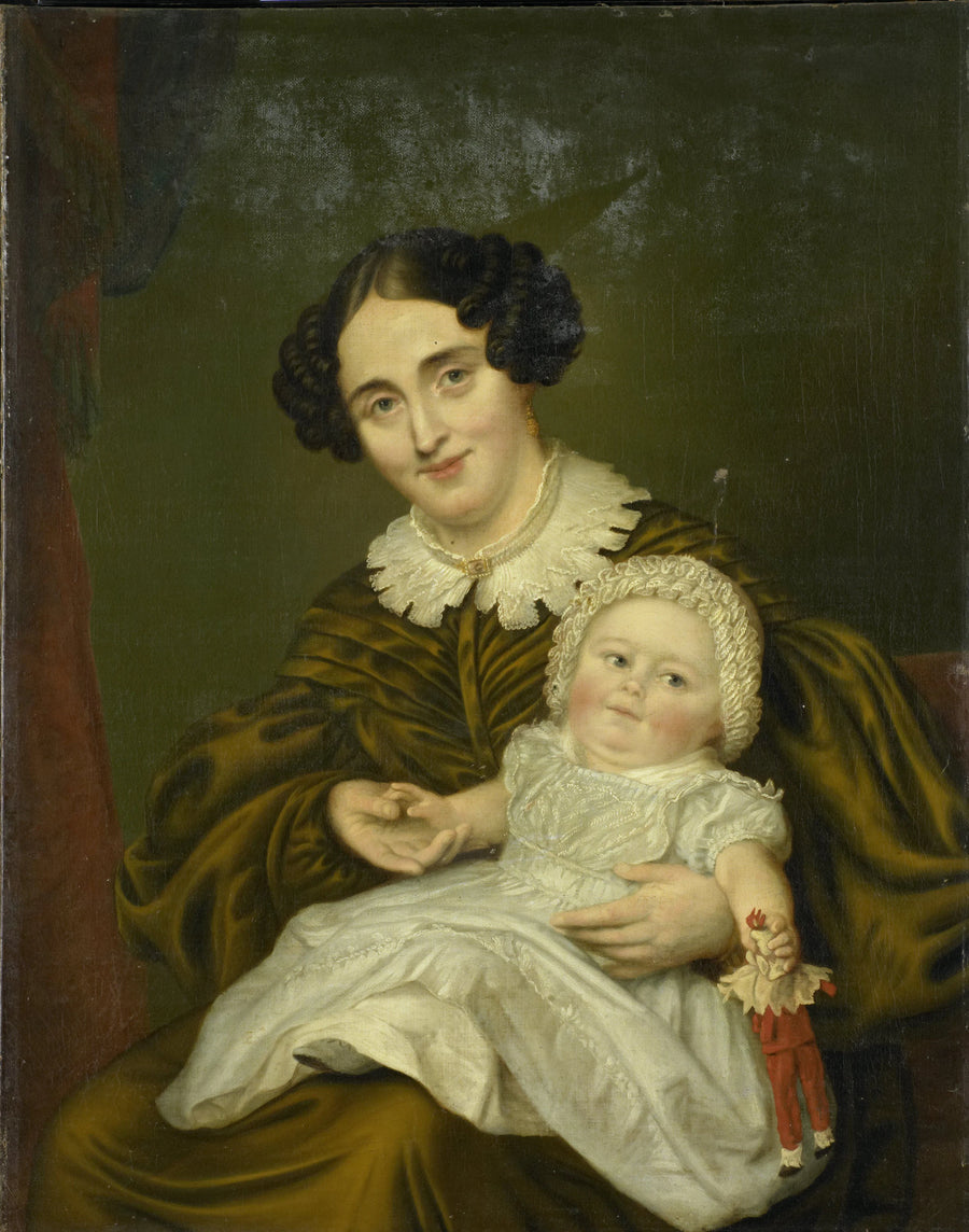 Mme Carp et son fils - Louis Moritz