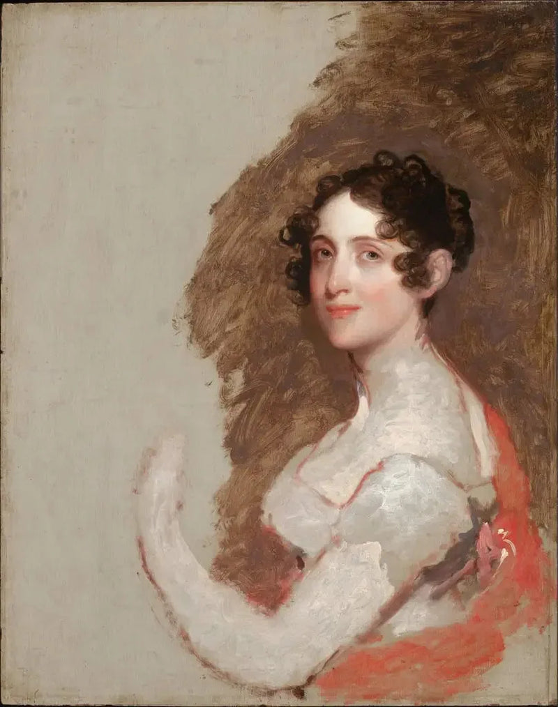 Mrs. Charles Stewart (Delia Tudor) - Gilbert Stuart