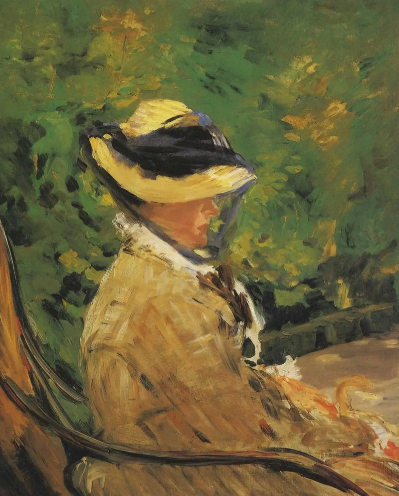 Mrs. Édouard Manet in the Bellevue Garden - Édouard Manet
