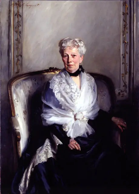 Mme Edward Goetz - John Singer Sargent image 1 copie de tableau peinte à la main