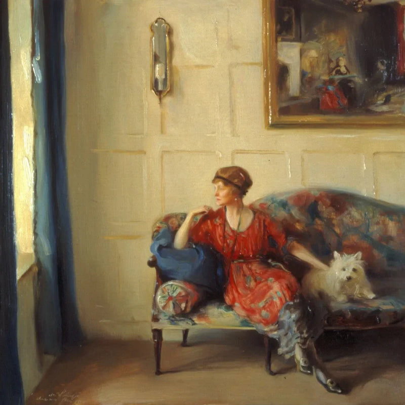 Mrs Faith Moore at Checkers - Philip de László