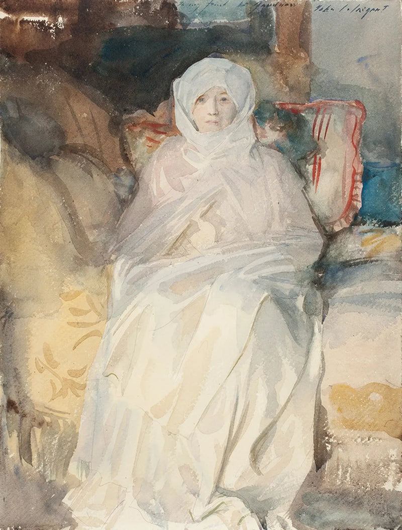 Mrs. Gardner in White - John Singer Sargent