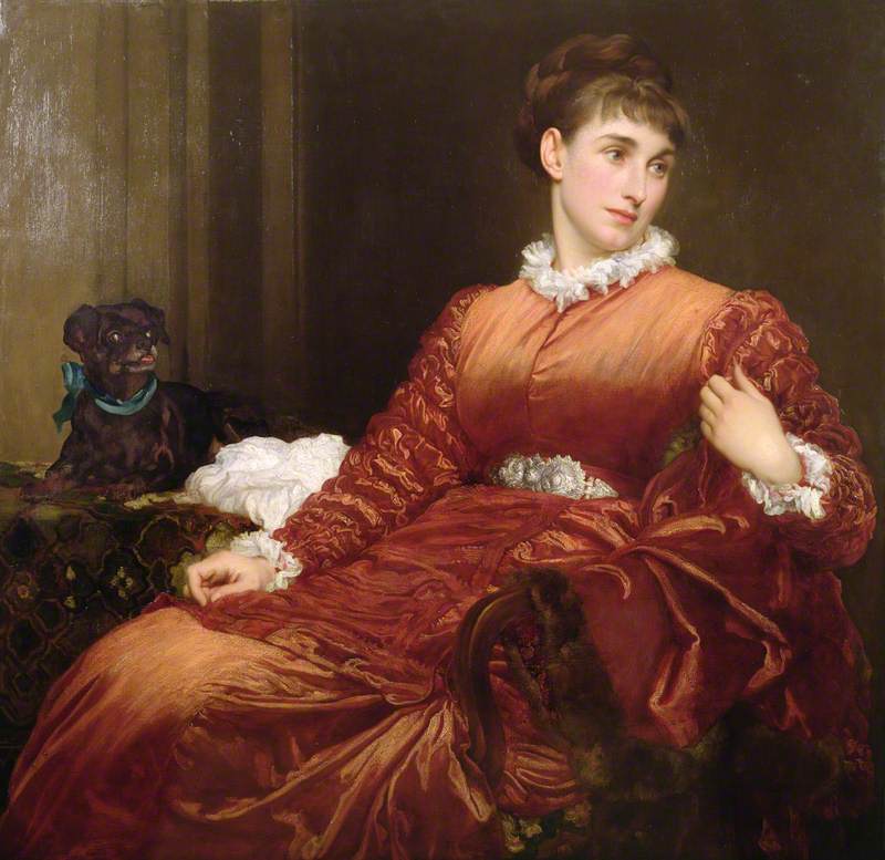 Mrs. H. Evans Gordon, née May Sartoris - Frederic Leighton