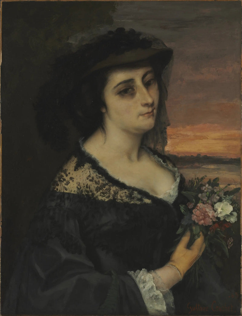Mrs. L... (Laure Borreau) - Gustave Courbet