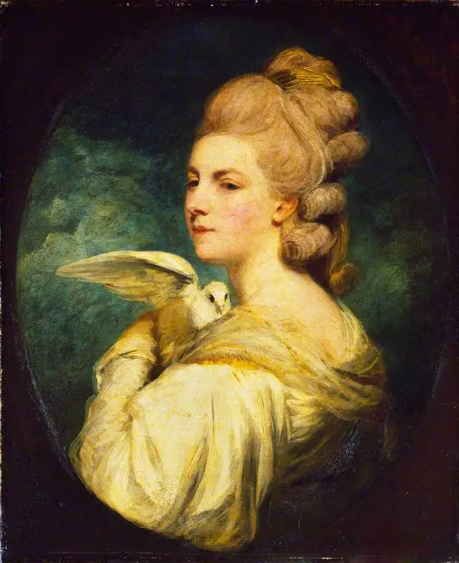 Mme Mary Nesbitt - Joshua Reynolds image 1 copie de tableau peinte à la main
