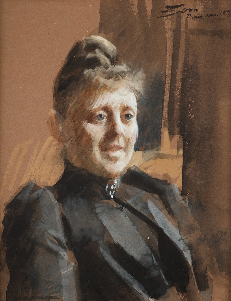 Mrs. Matilda Klingspor - Anders Zorn