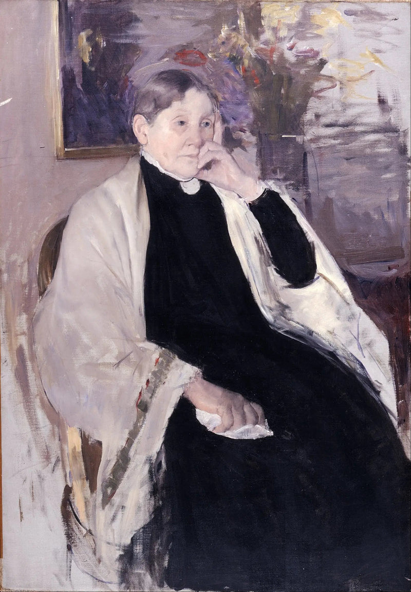 Mrs. Robert S. Cassatt, the artist's mother - Mary Cassatt