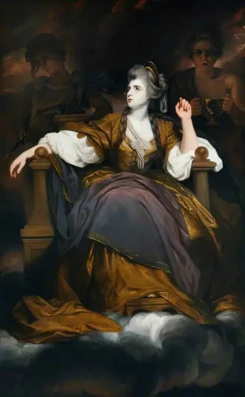 Mrs. Sarah Siddons, née Kemble (1755–1831), in the role of "The Tragic Muse" - Joshua Reynolds