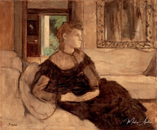 Mme Théodore Gobillard - Edgar Degas - Reproductions de tableaux et peintures haut de gamme