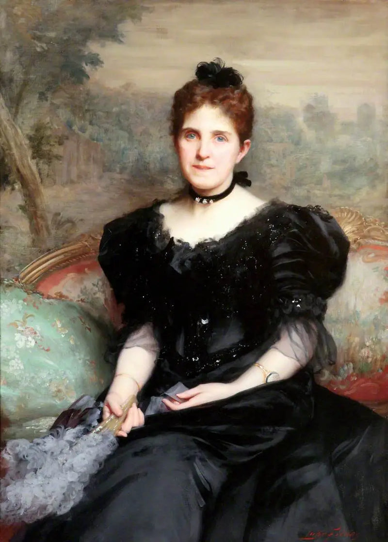 Mrs. William Hesketh Lever (c.1851–1913), later 1st Lady Lever - Luke Fildes