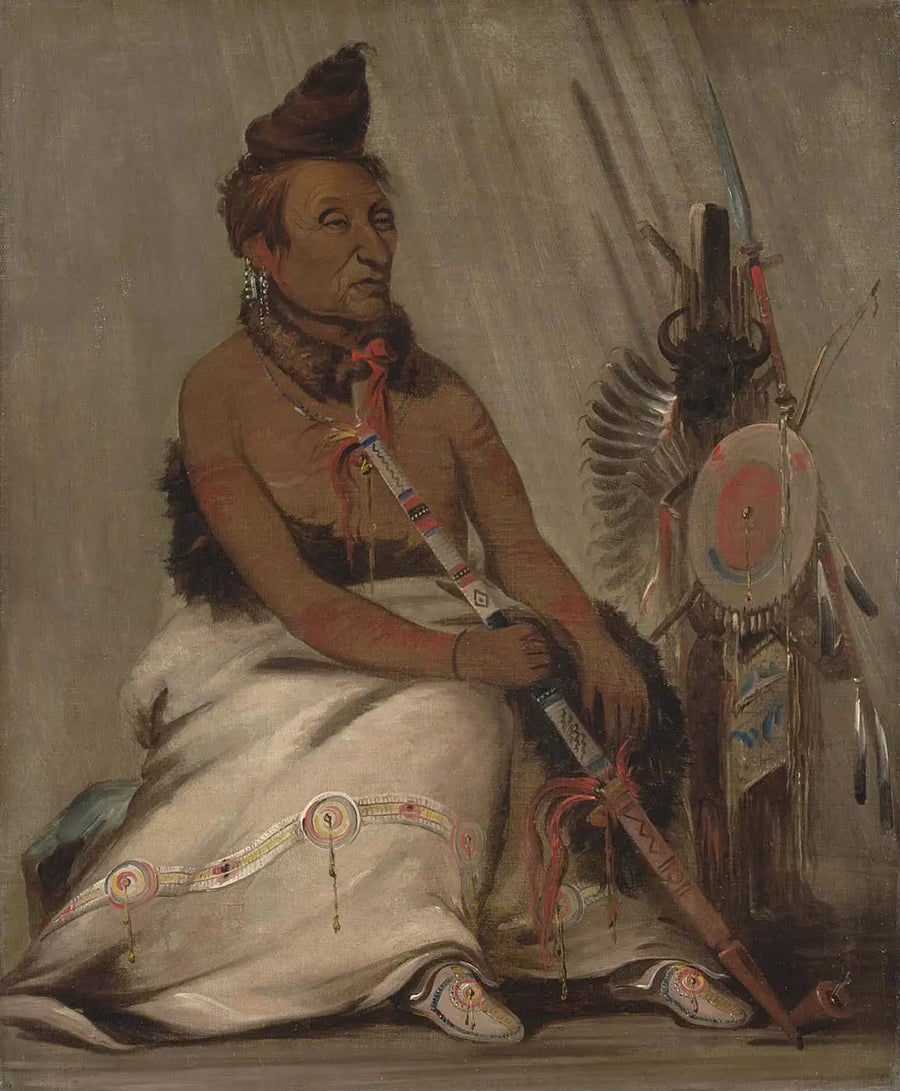 Black Moccasin, Chef - George Catlin