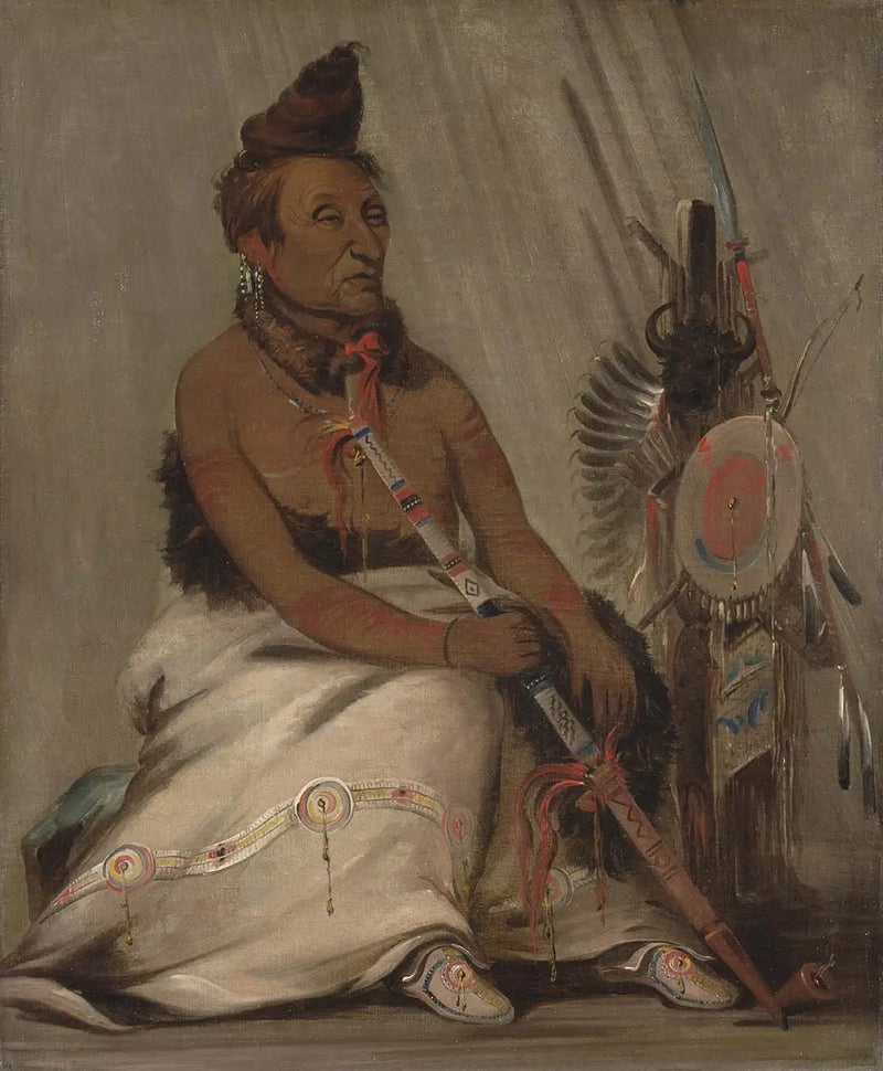 Black Moccasin, Chef - George Catlin
