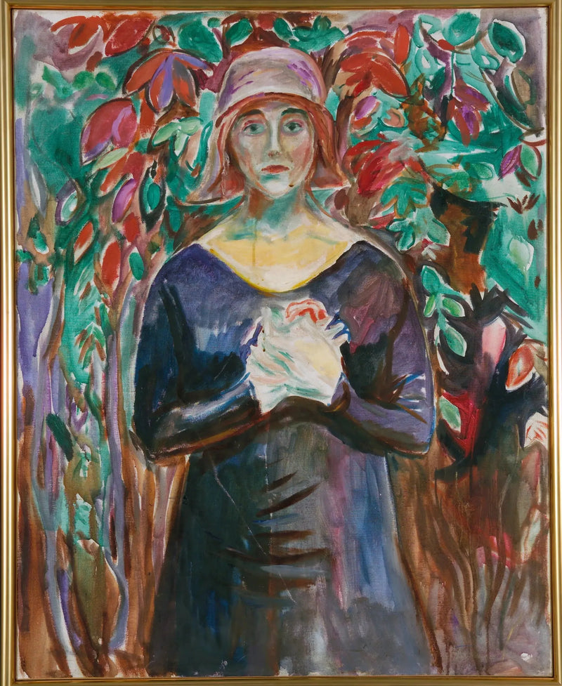 Model in the Garden - Edvard Munch