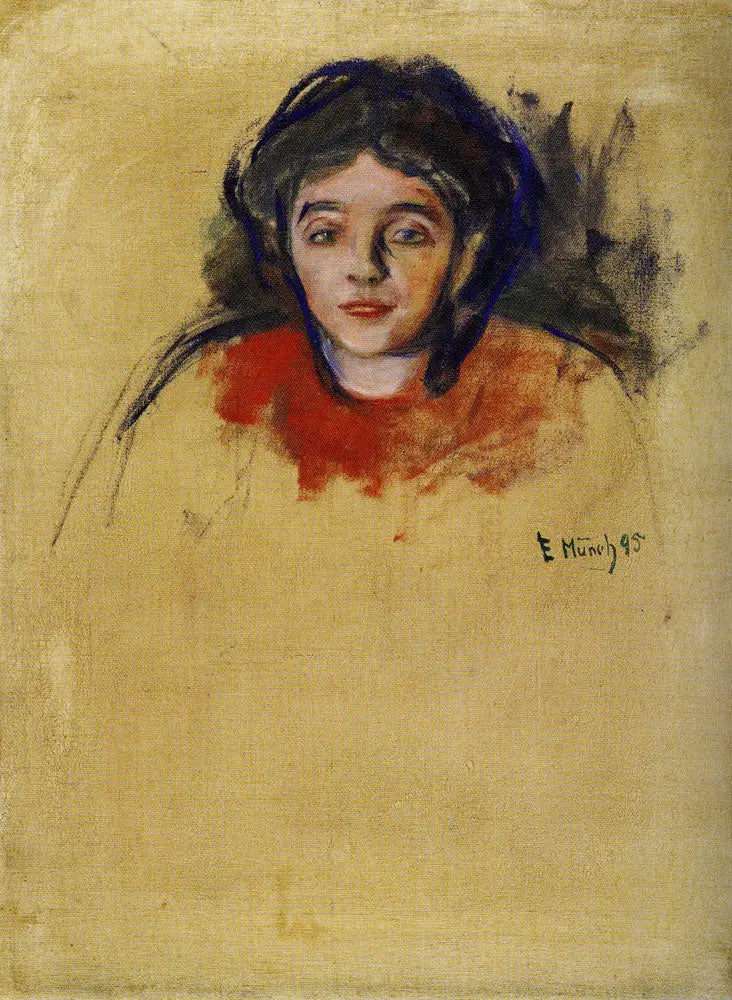 Modèle de Berlin - Edvard Munch image 1 copie peinte à la main à l’huile