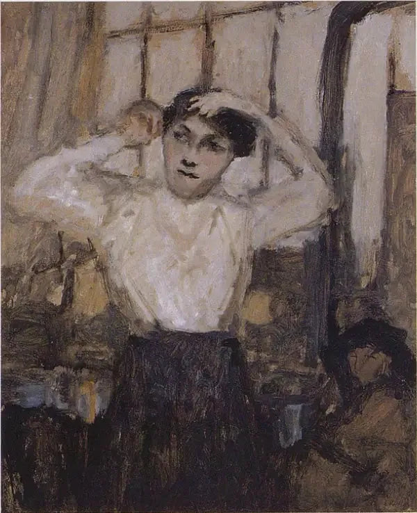 Model Styling in the Workshop - Édouard Vuillard