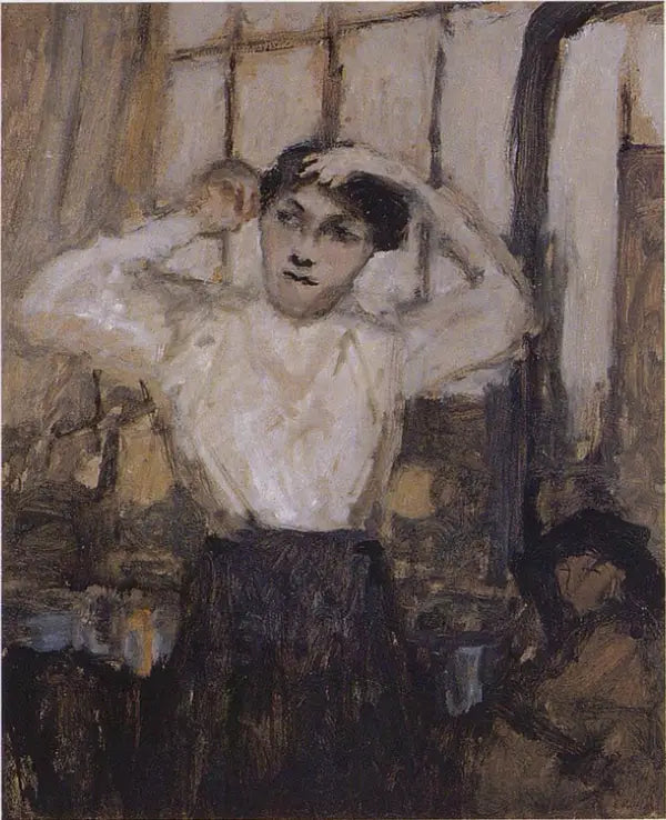 Model Styling in the Workshop - Édouard Vuillard